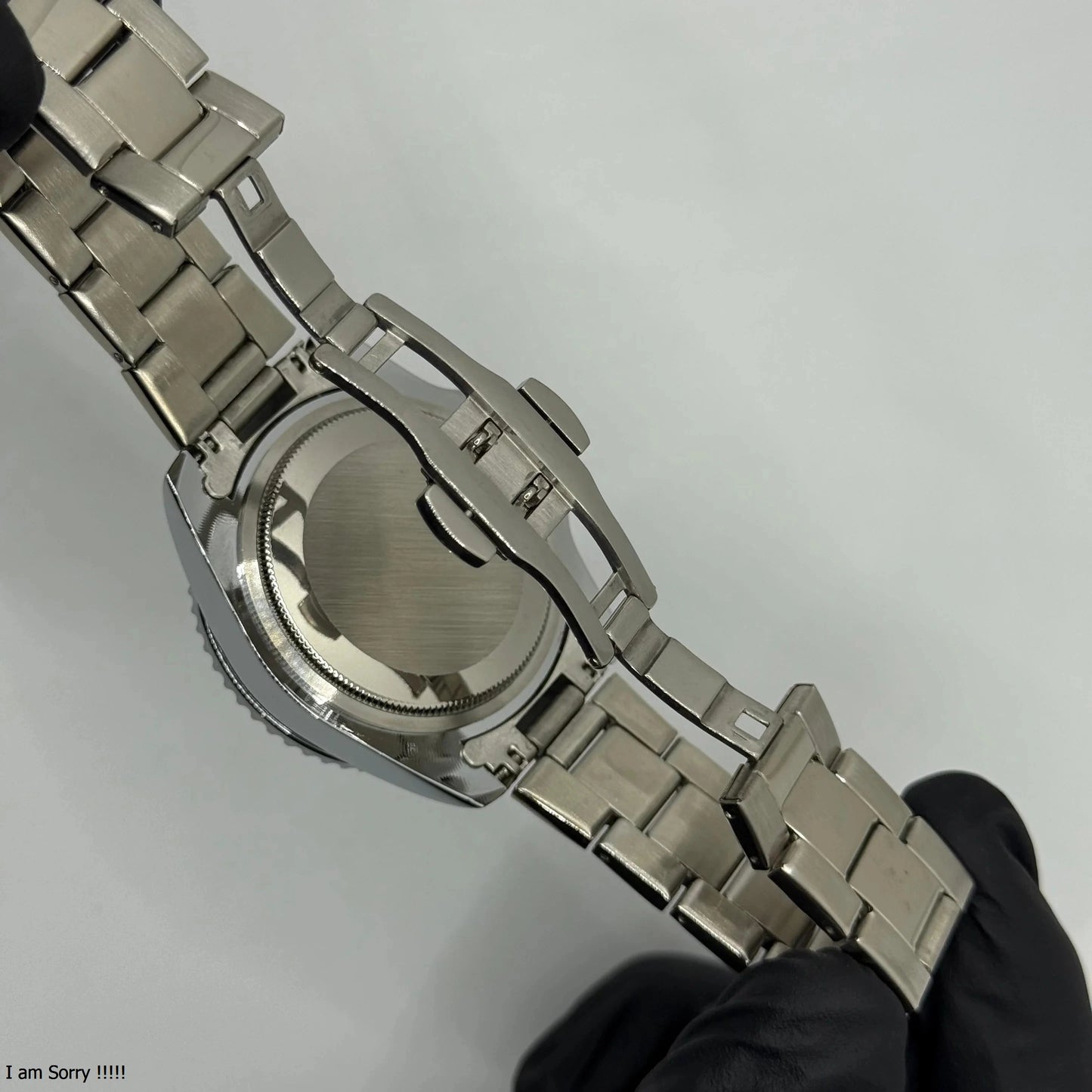 Rolex Deepsea silver with green rotating dial with date